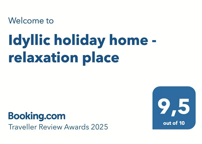 Idyllic Holiday Home - Relaxation Place